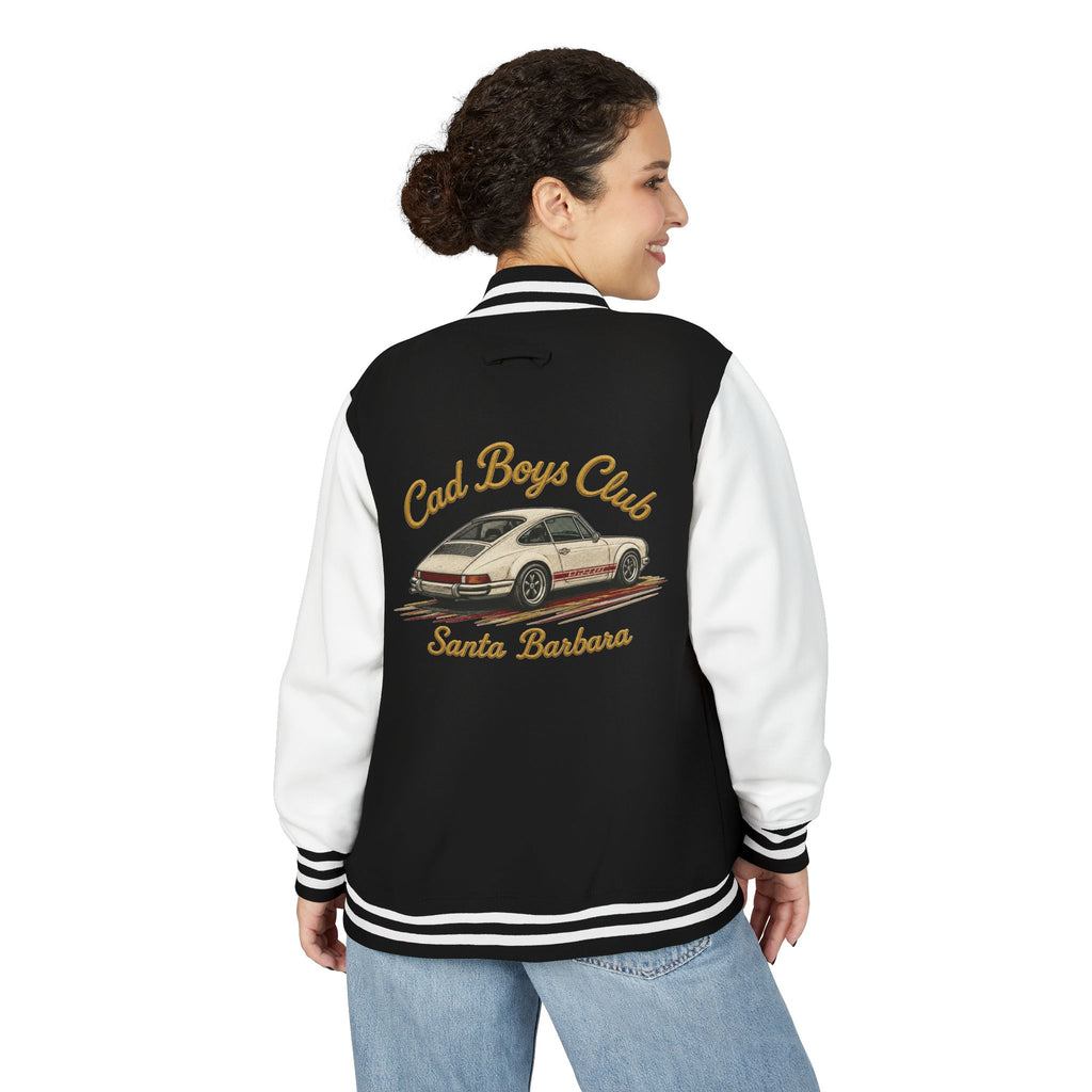 Letterman Jacket Golden Age —  Vintage Sports Car Varsity Jacket