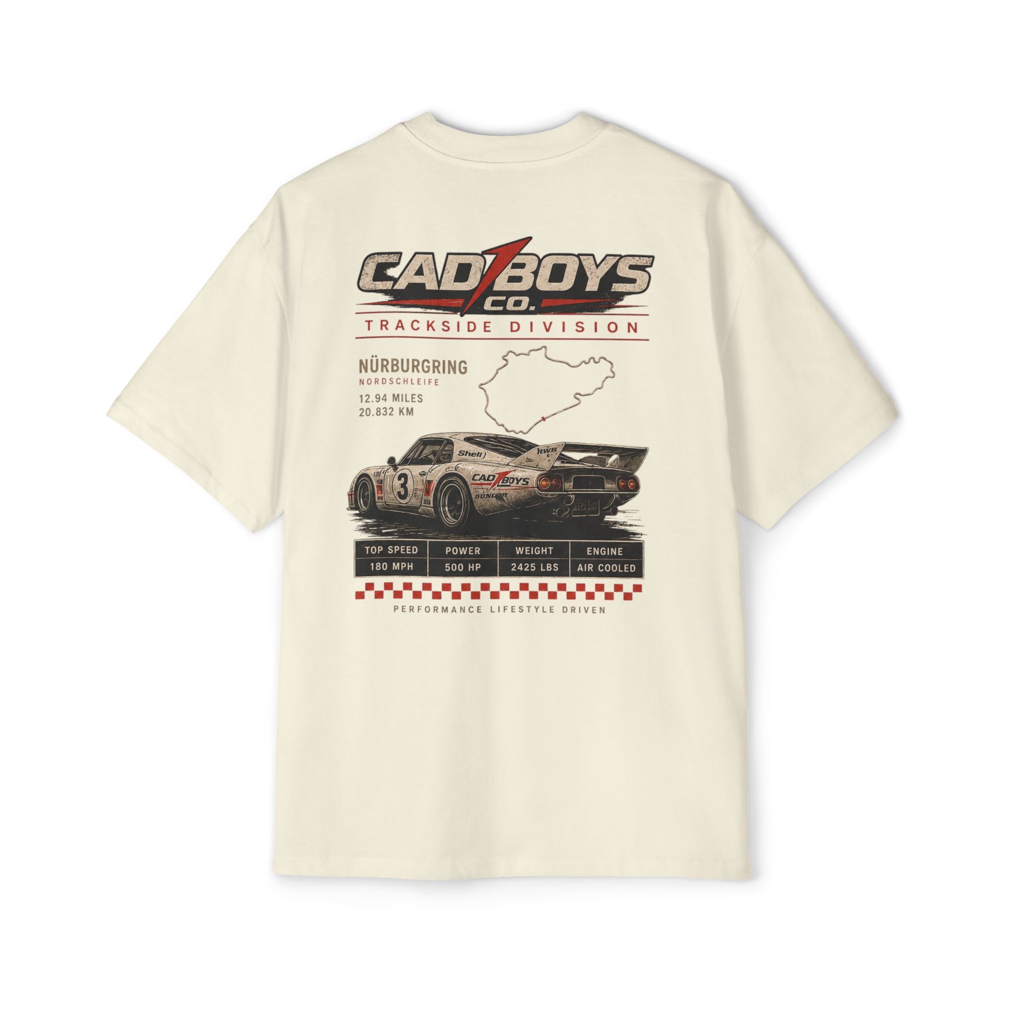 Racetrack 'Cad Boys Co.' Graphic Tee