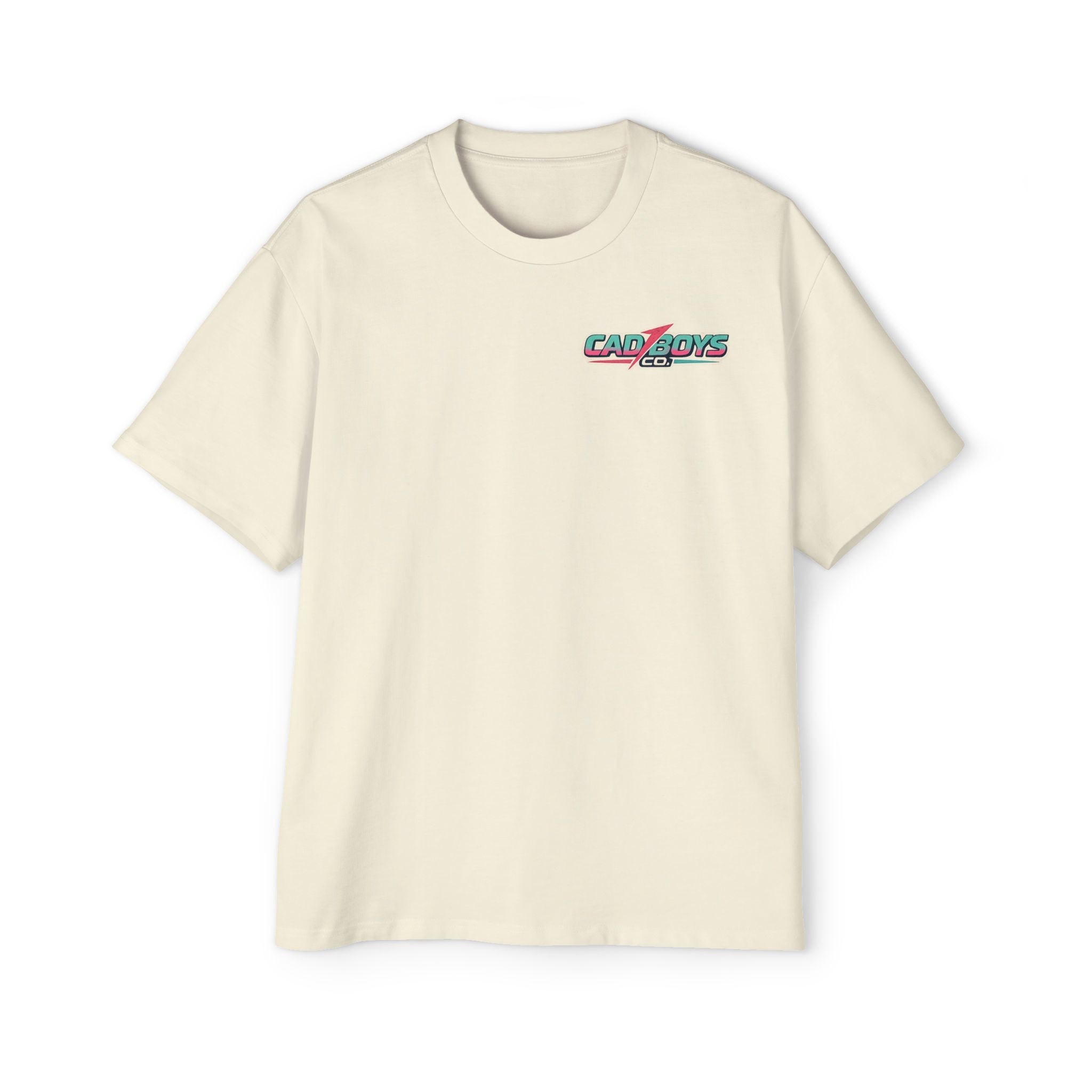 Cad Boys Vintage Race Car Tee — Men's Oversized Graphic Shirt