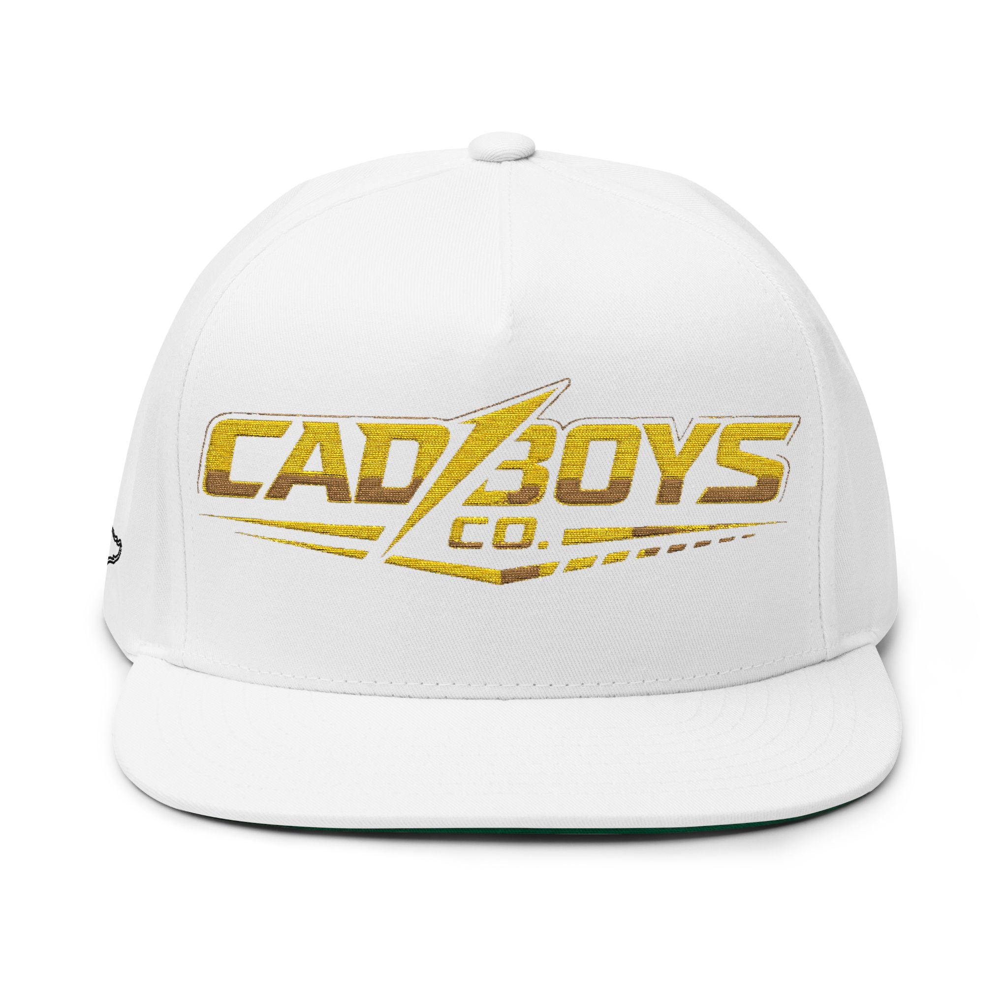 Flat Bill Cap — Embroidered "Cadboys Co." Streetwear Snapback