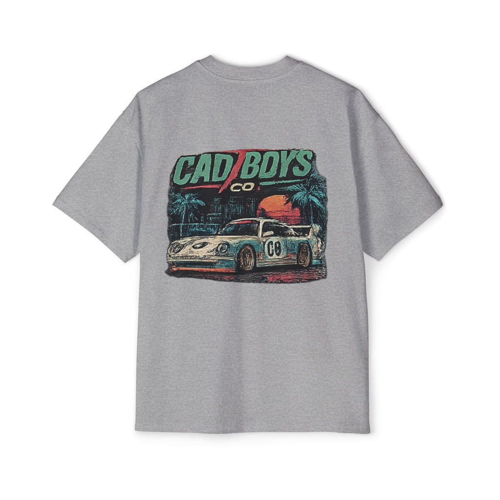 Cad Boys Vintage Race Car Tee — Men's Oversized Graphic Shirt