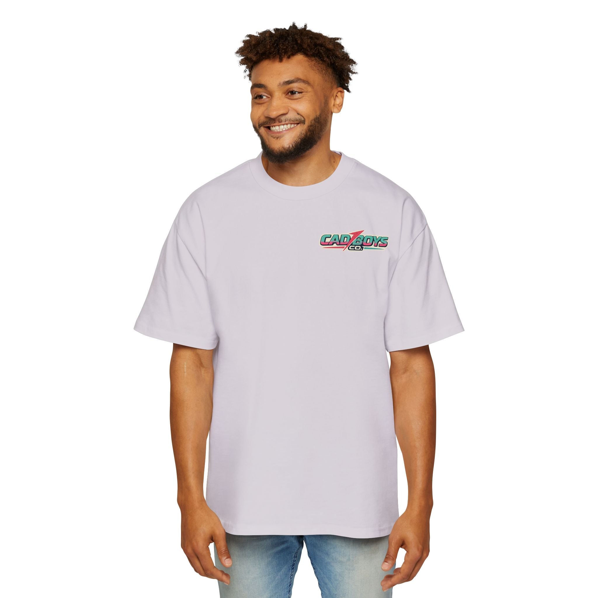 Cad Boys Vintage Race Car Tee — Men's Oversized Graphic Shirt