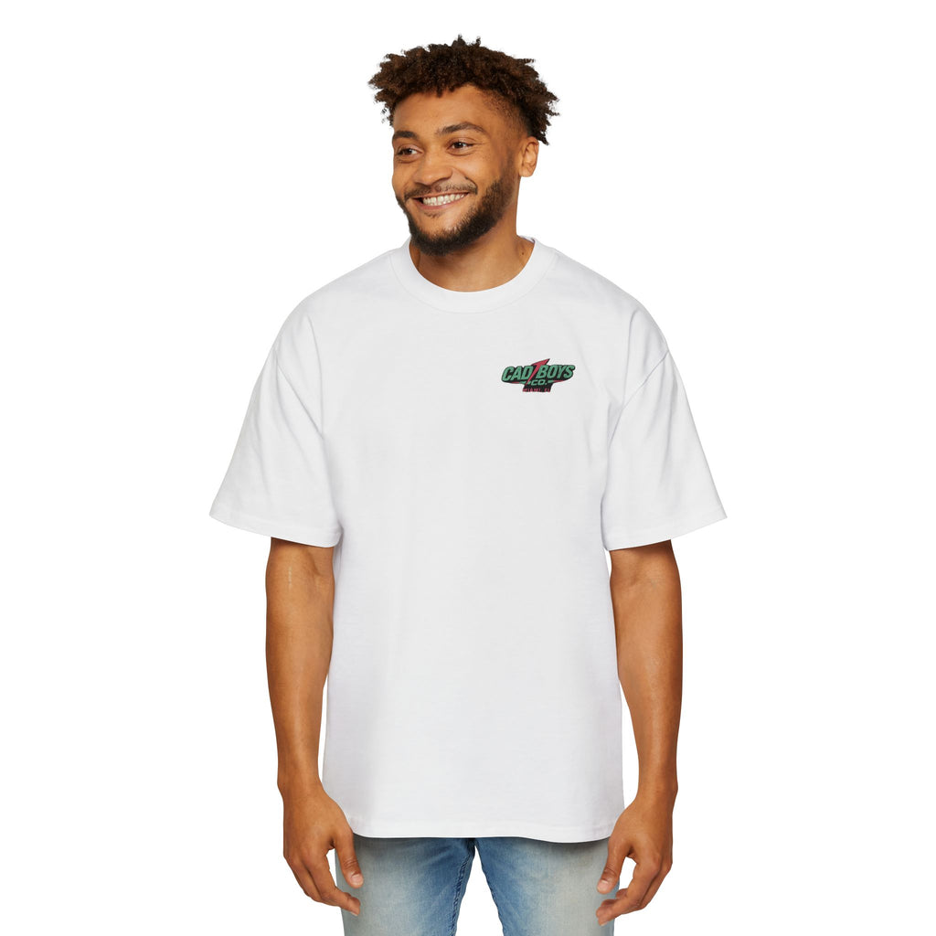 Cad Boys Midnight Run Oversized Tee — Retro Miami Racing Graphic T-Shirt