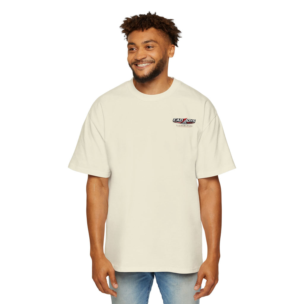 Cad Boys JDM inspired Oversized Tee — Retro Miami Racing Graphic T-Shirt