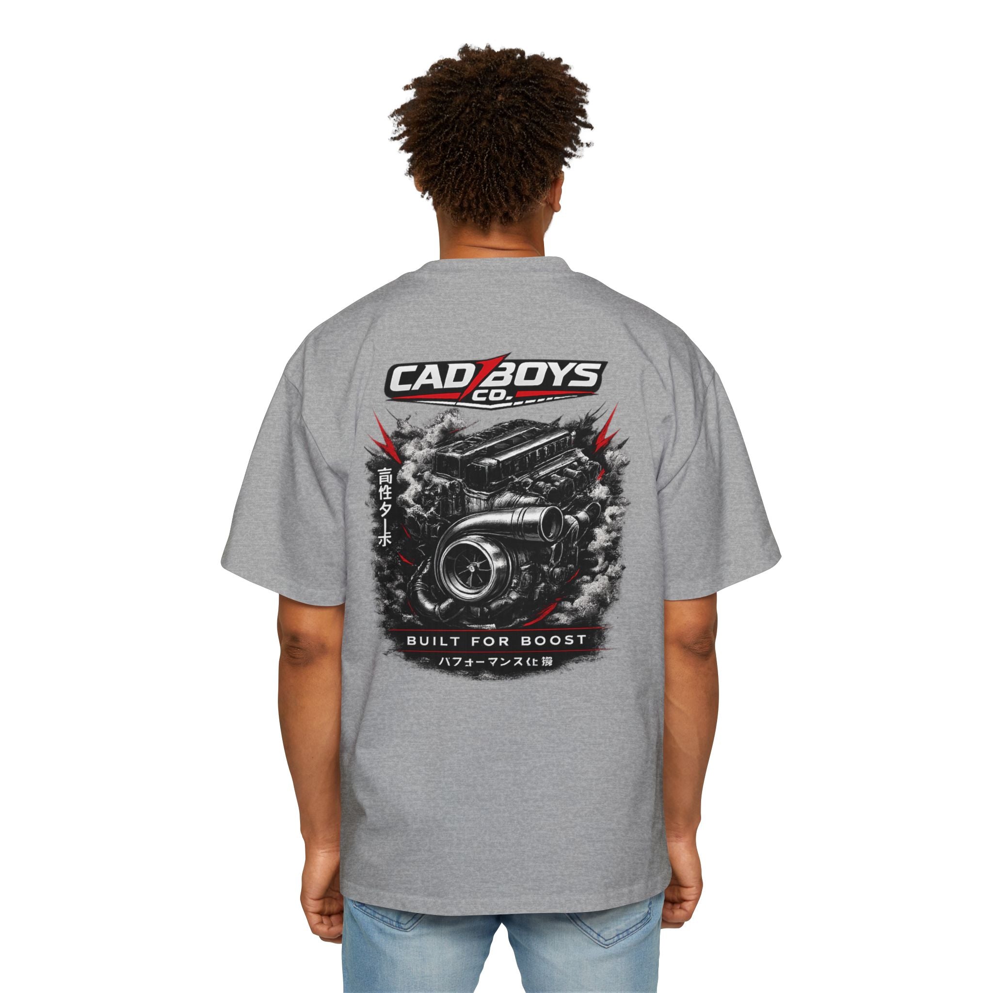 Cad Boys JDM inspired Oversized Tee — Retro Miami Racing Graphic T-Shirt