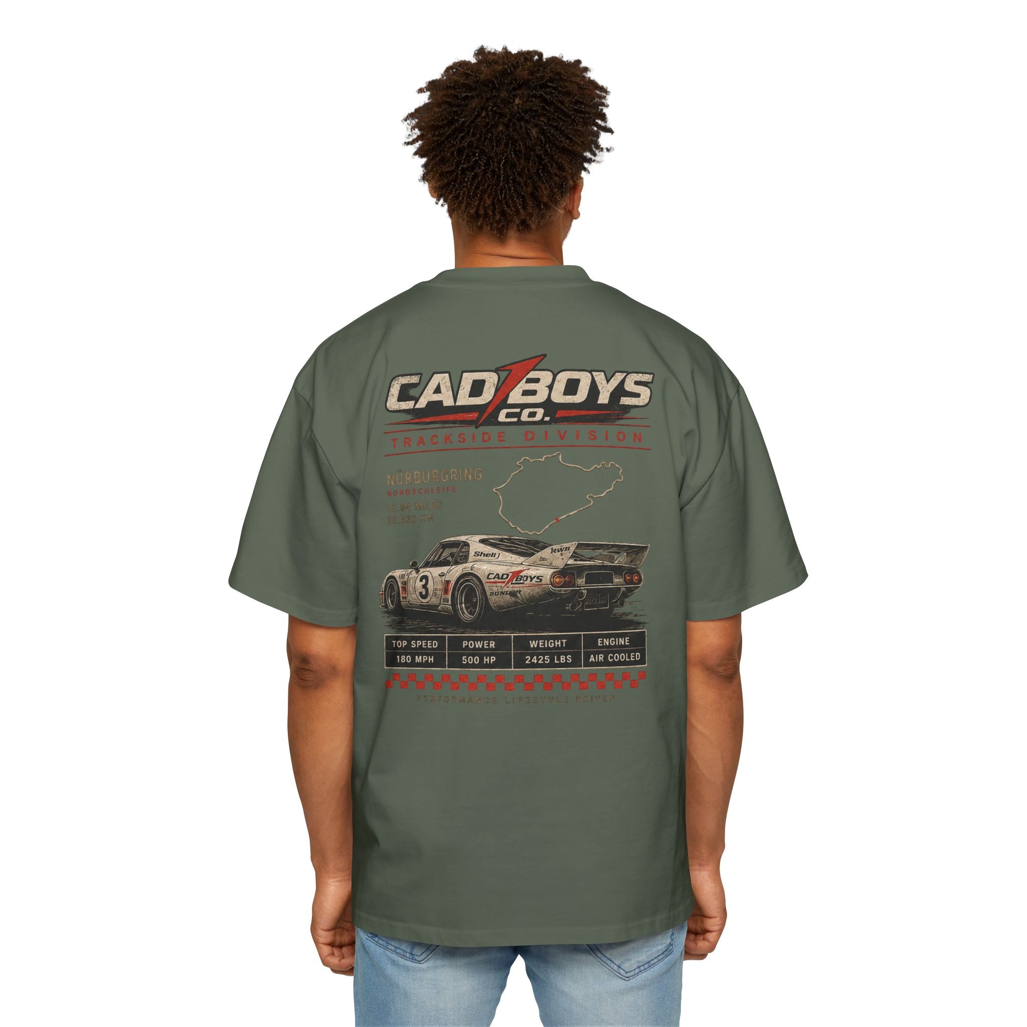 Racetrack 'Cad Boys Co.' Graphic Tee