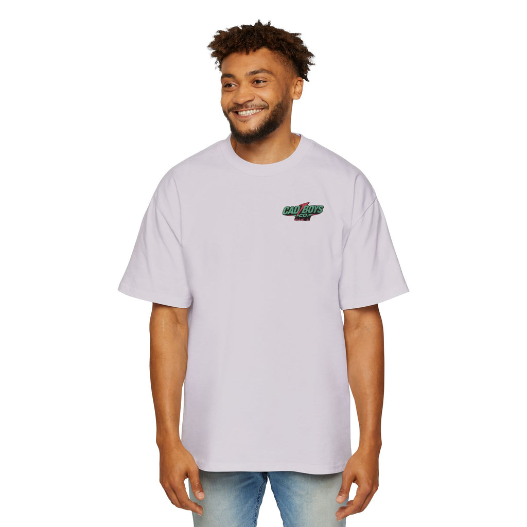 Cad Boys Midnight Run Oversized Tee — Retro Miami Racing Graphic T-Shirt