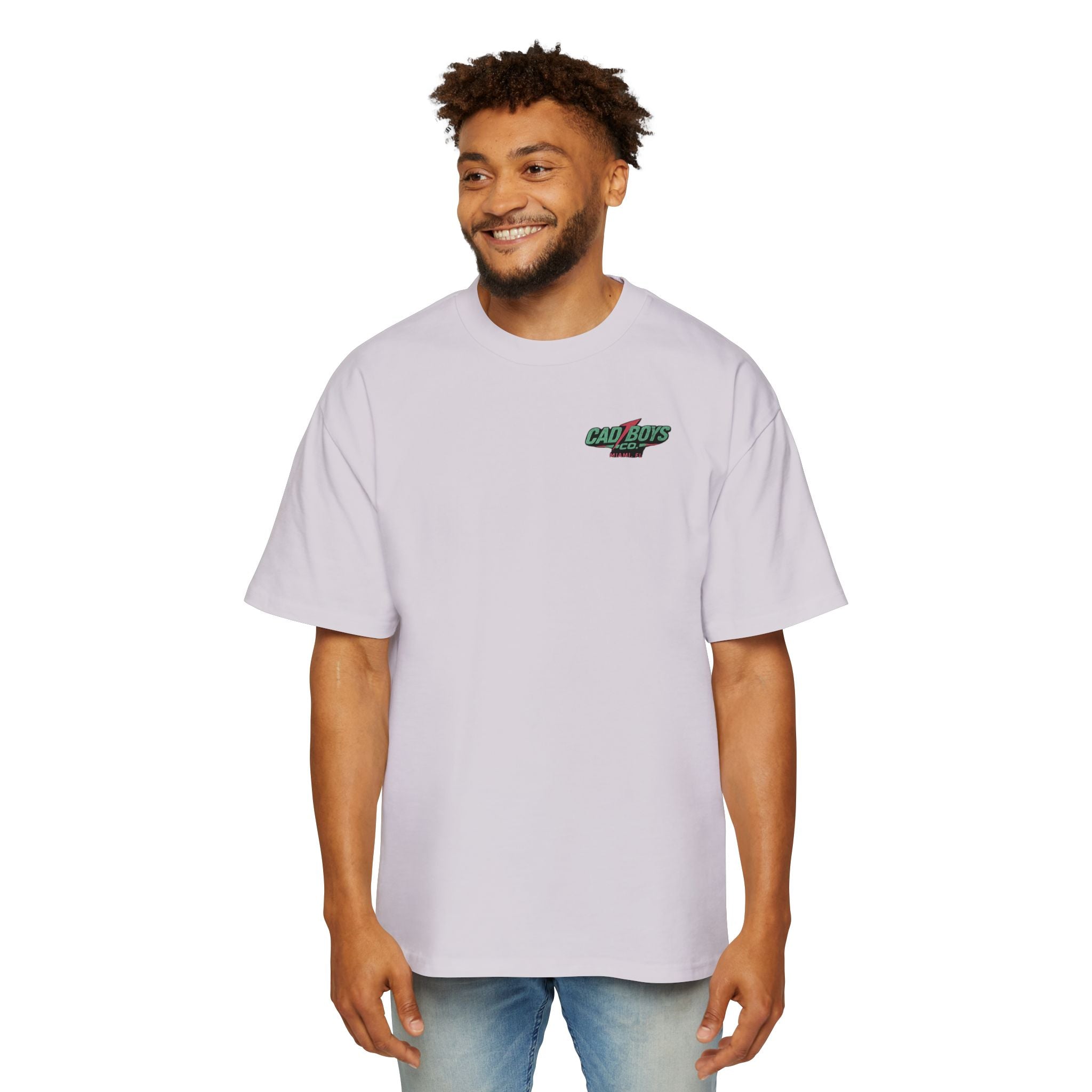 Cad Boys Midnight Run Oversized Tee — Retro Miami Racing Graphic T-Shirt