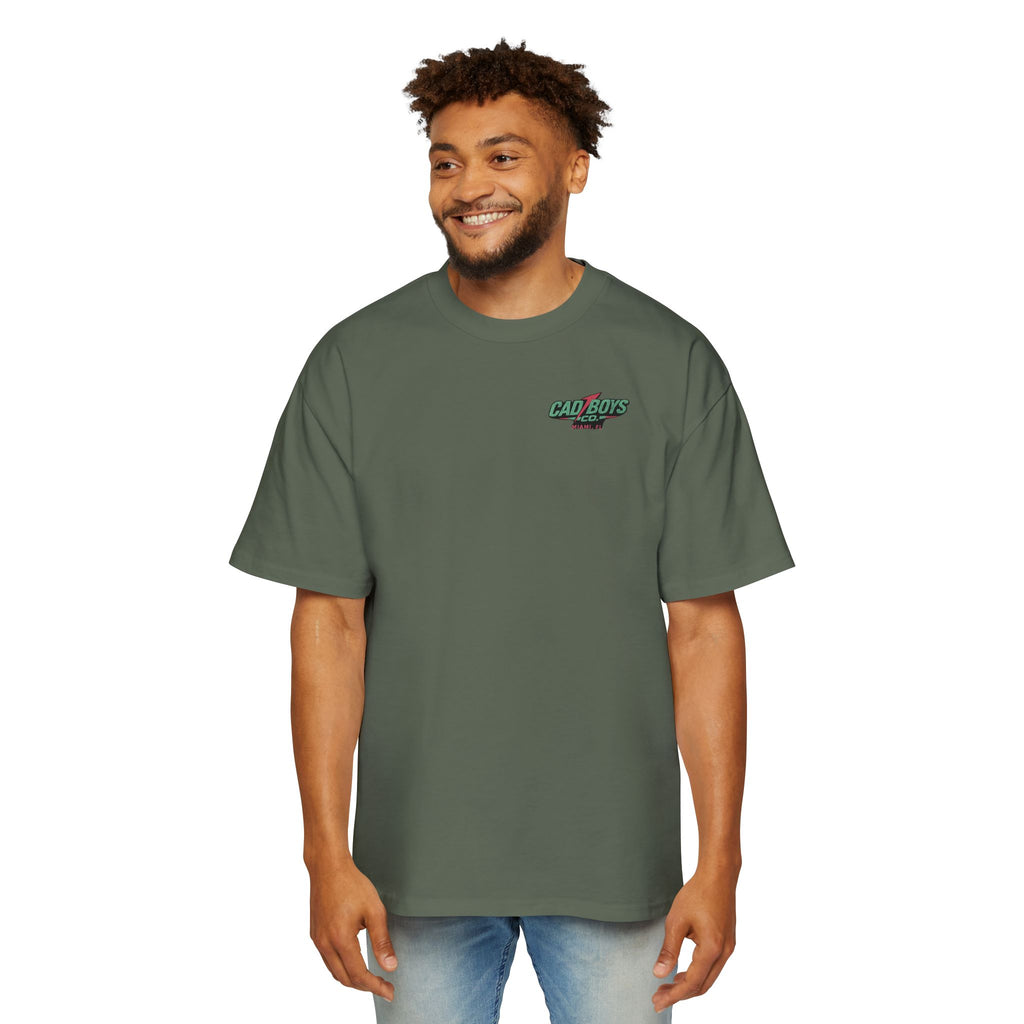 Cad Boys Midnight Run Oversized Tee — Retro Miami Racing Graphic T-Shirt