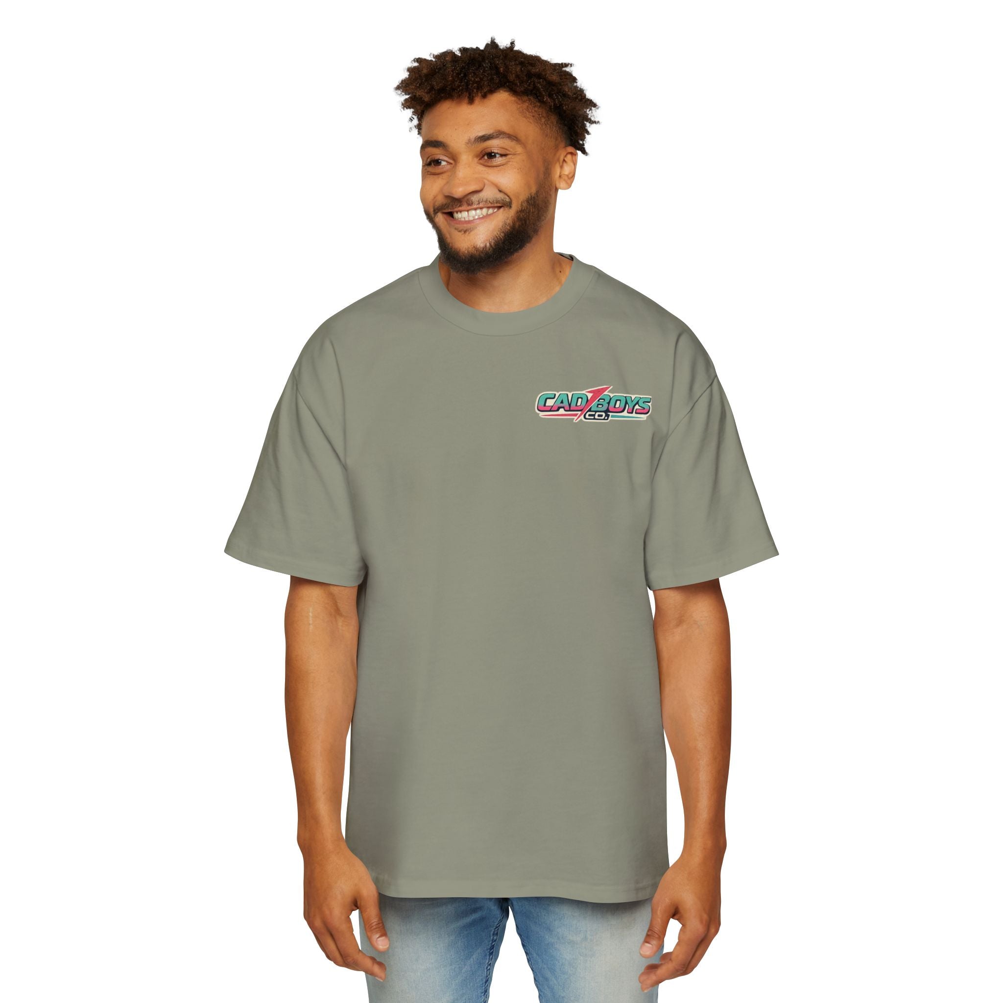 Cad Boys Vintage Race Car Tee — Men's Oversized Graphic Shirt