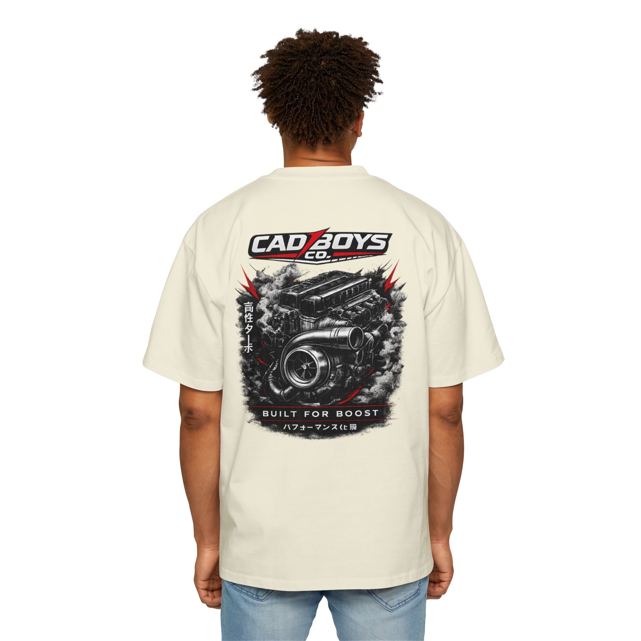 Cad Boys JDM inspired Oversized Tee — Retro Miami Racing Graphic T-Shirt