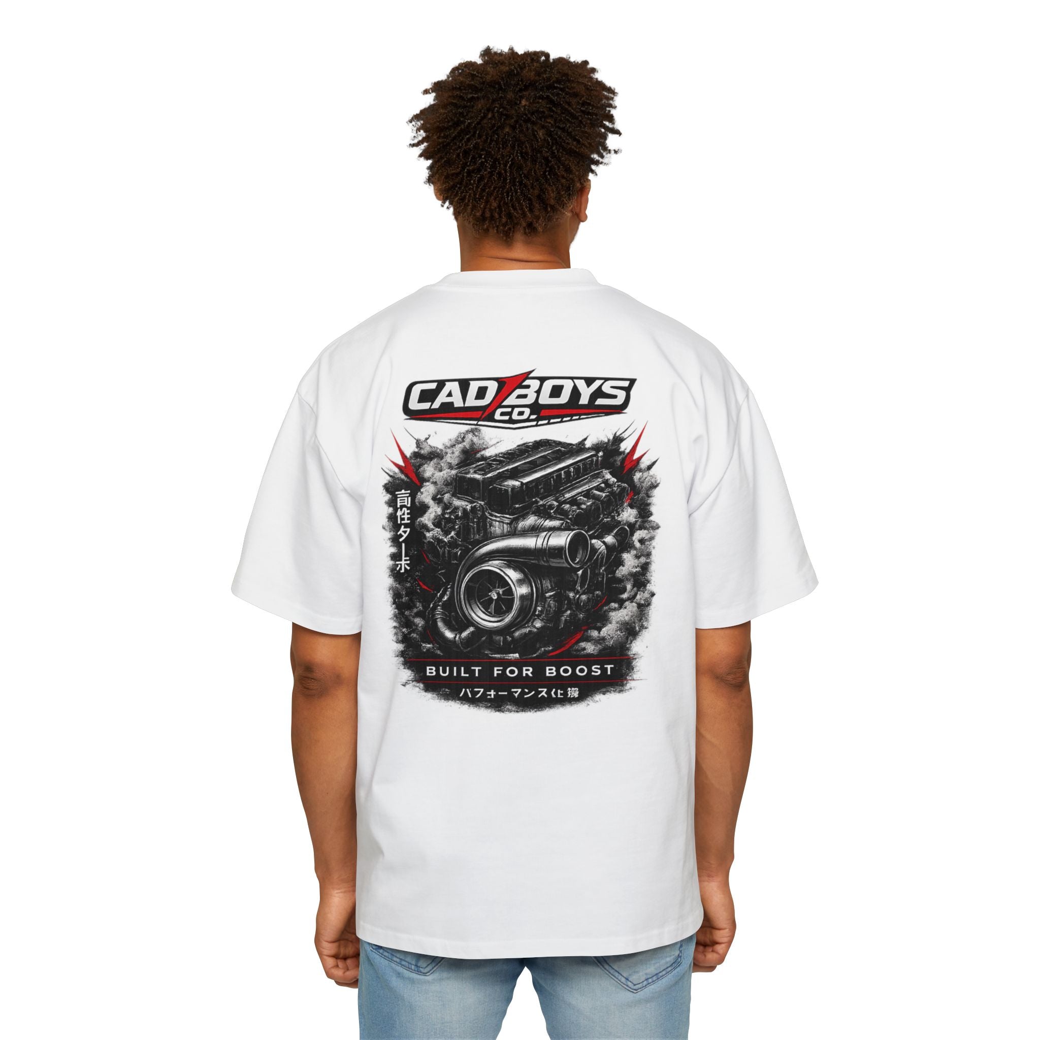 Cad Boys JDM inspired Oversized Tee — Retro Miami Racing Graphic T-Shirt