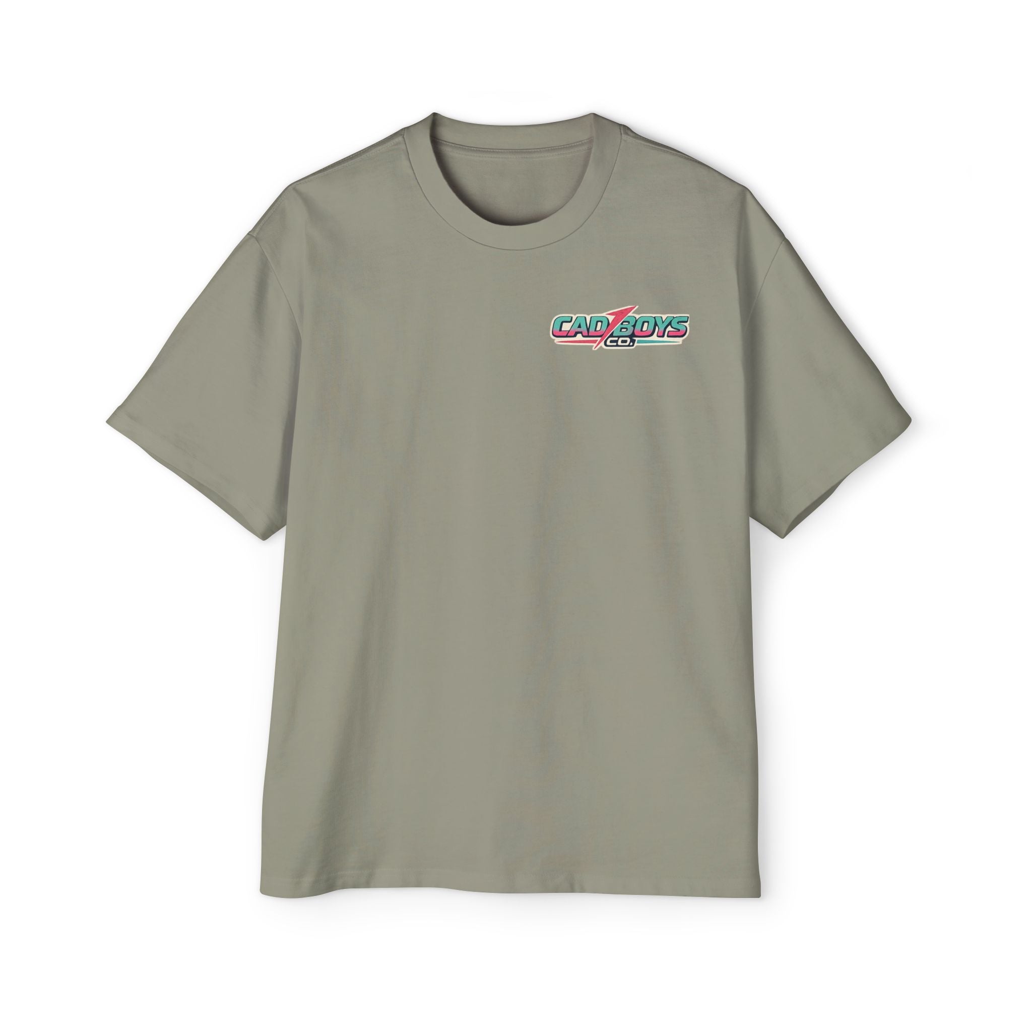 Cad Boys Vintage Race Car Tee — Men's Oversized Graphic Shirt