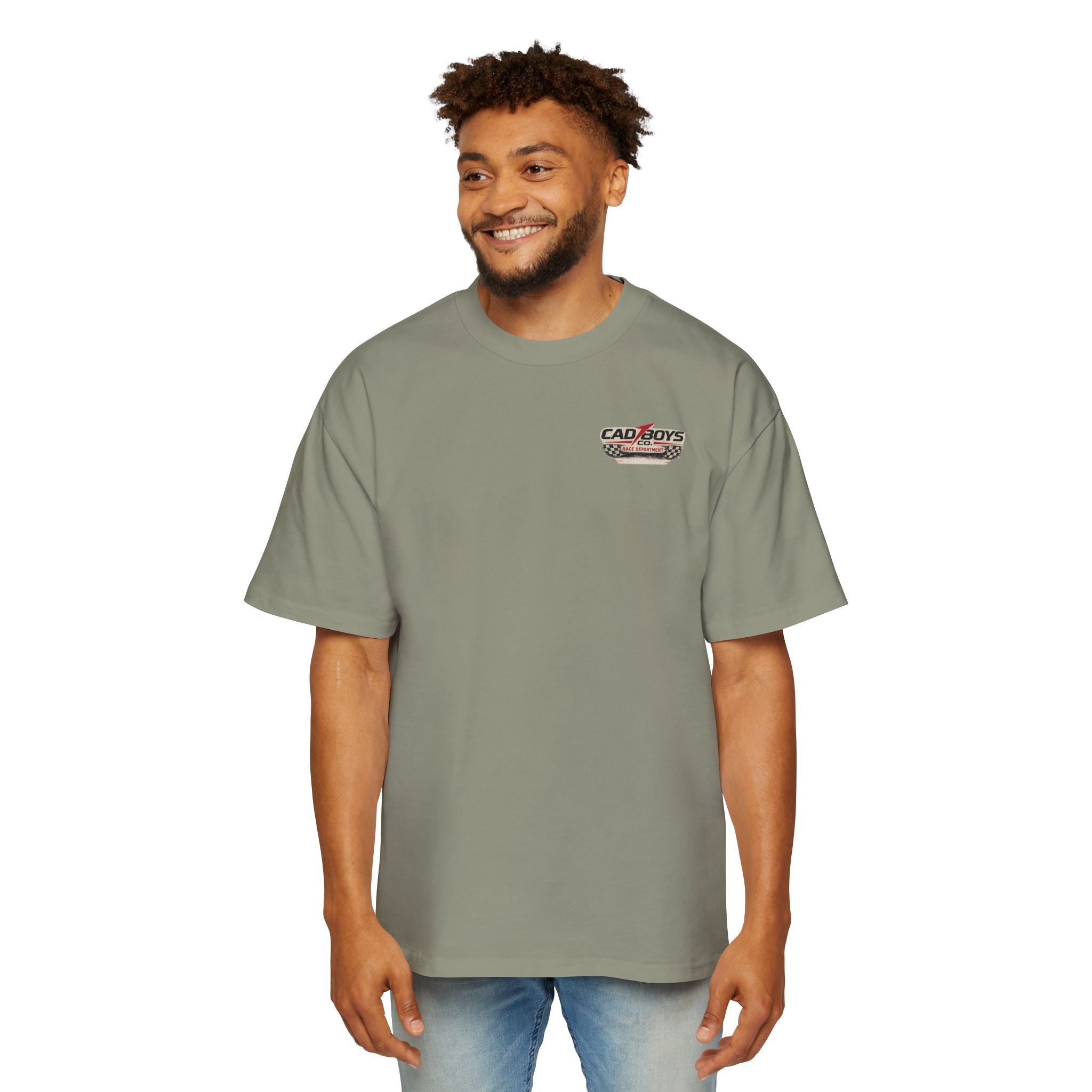 Cad Boys Daytona Racing Tee — Men's Oversized Car Graphic T-Shirt