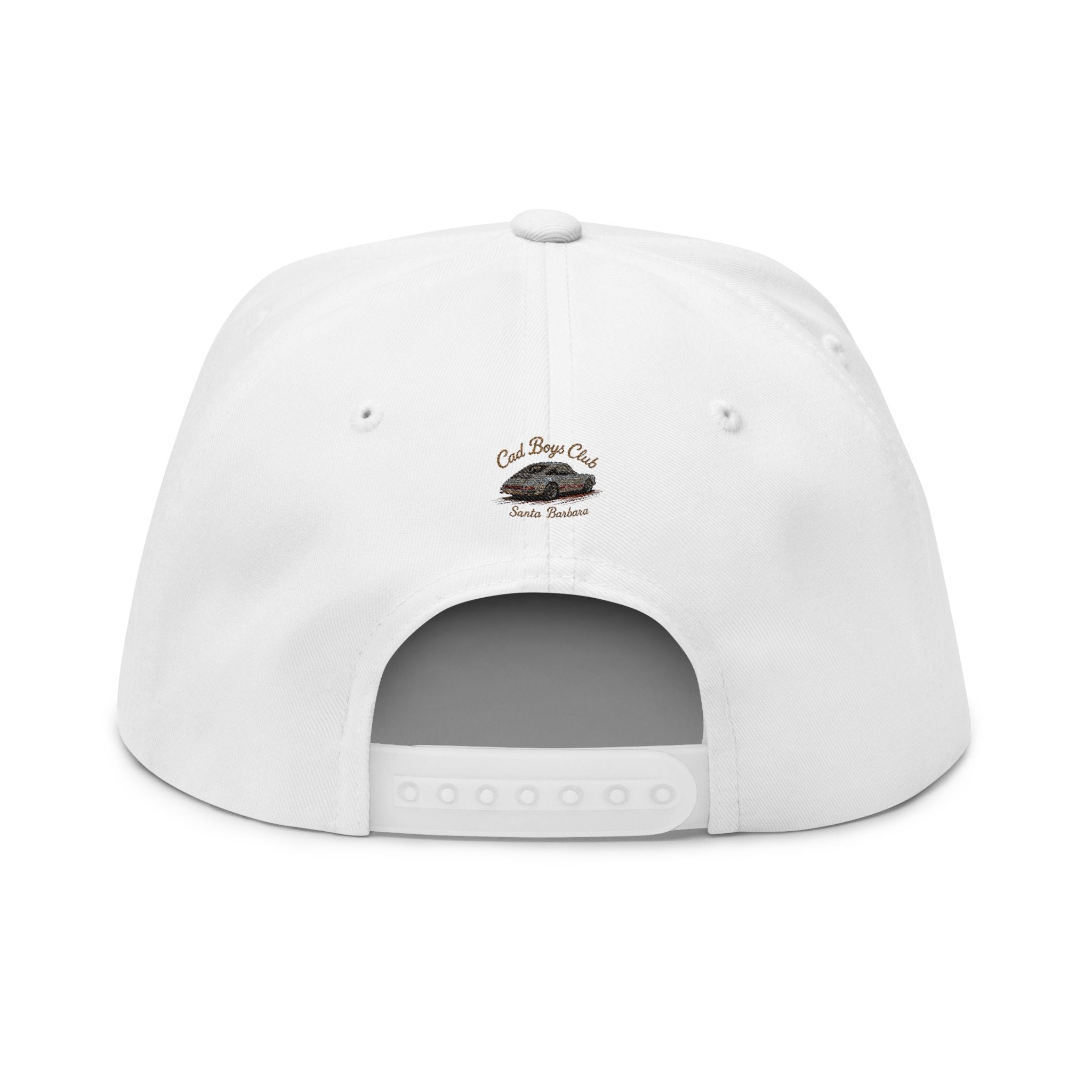 Flat Bill Cap — Embroidered "Cadboys Co." Streetwear Snapback