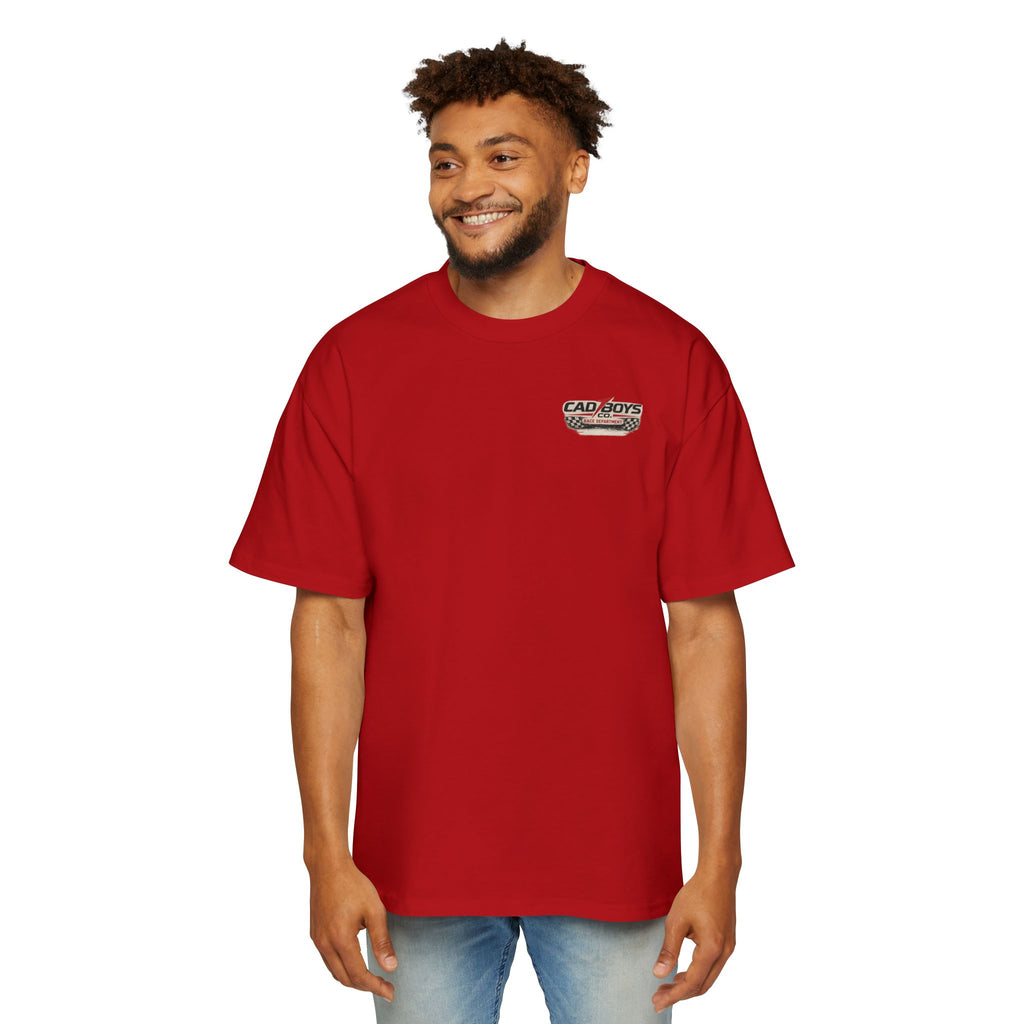 Cad Boys Daytona Racing Tee — Men's Oversized Car Graphic T-Shirt