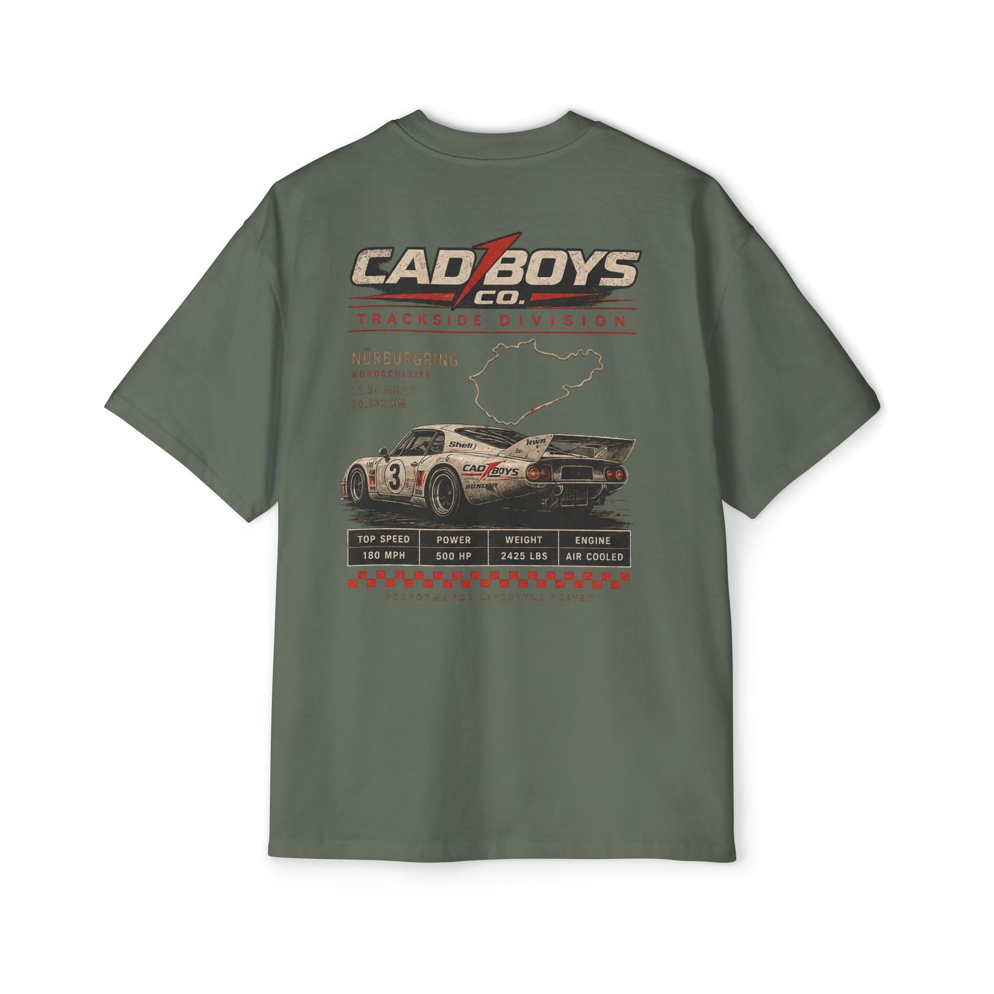 Racetrack 'Cad Boys Co.' Graphic Tee