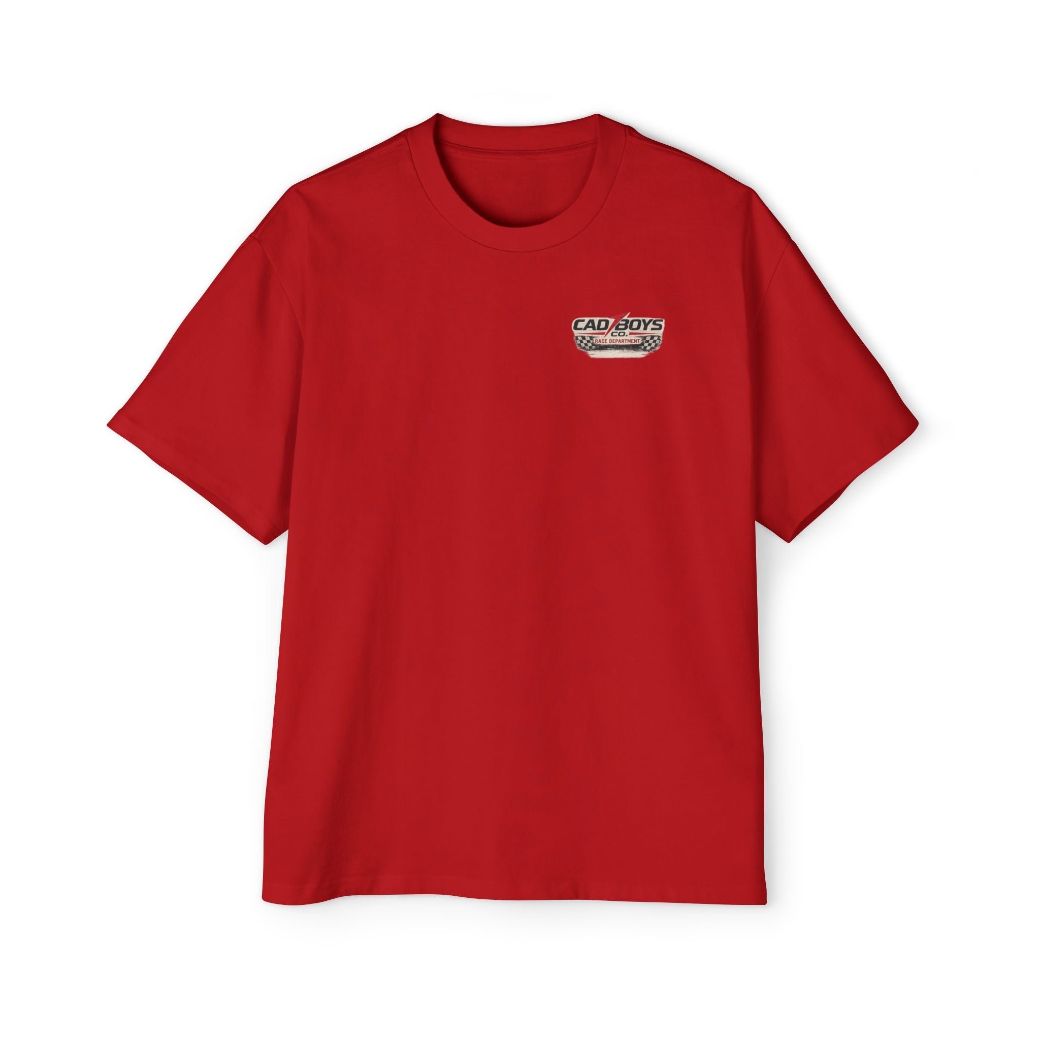 Cad Boys Daytona Racing Tee — Men's Oversized Car Graphic T-Shirt