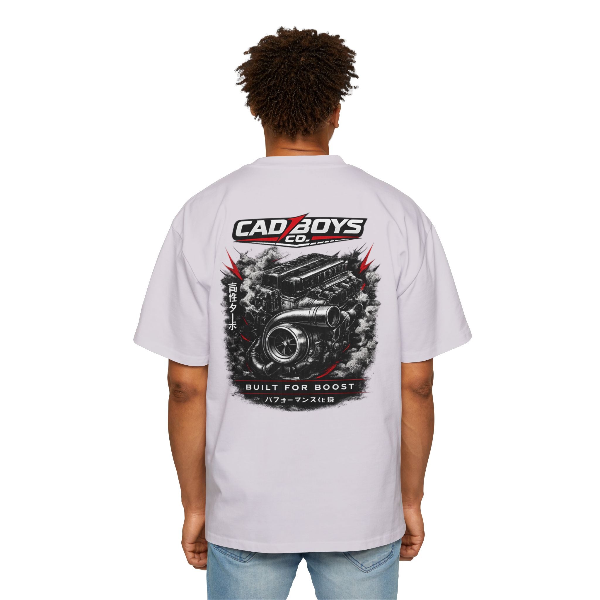 Cad Boys JDM inspired Oversized Tee — Retro Miami Racing Graphic T-Shirt