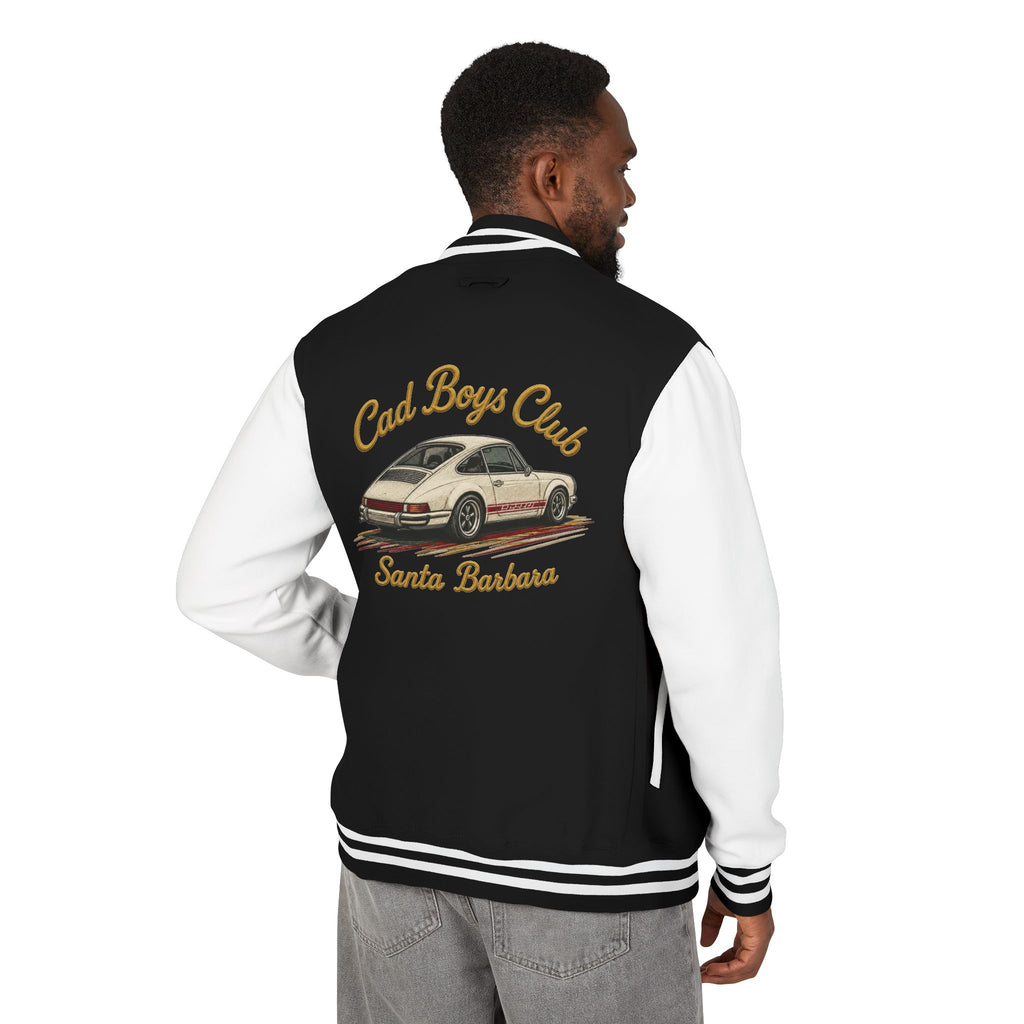 Letterman Jacket Golden Age —  Vintage Sports Car Varsity Jacket