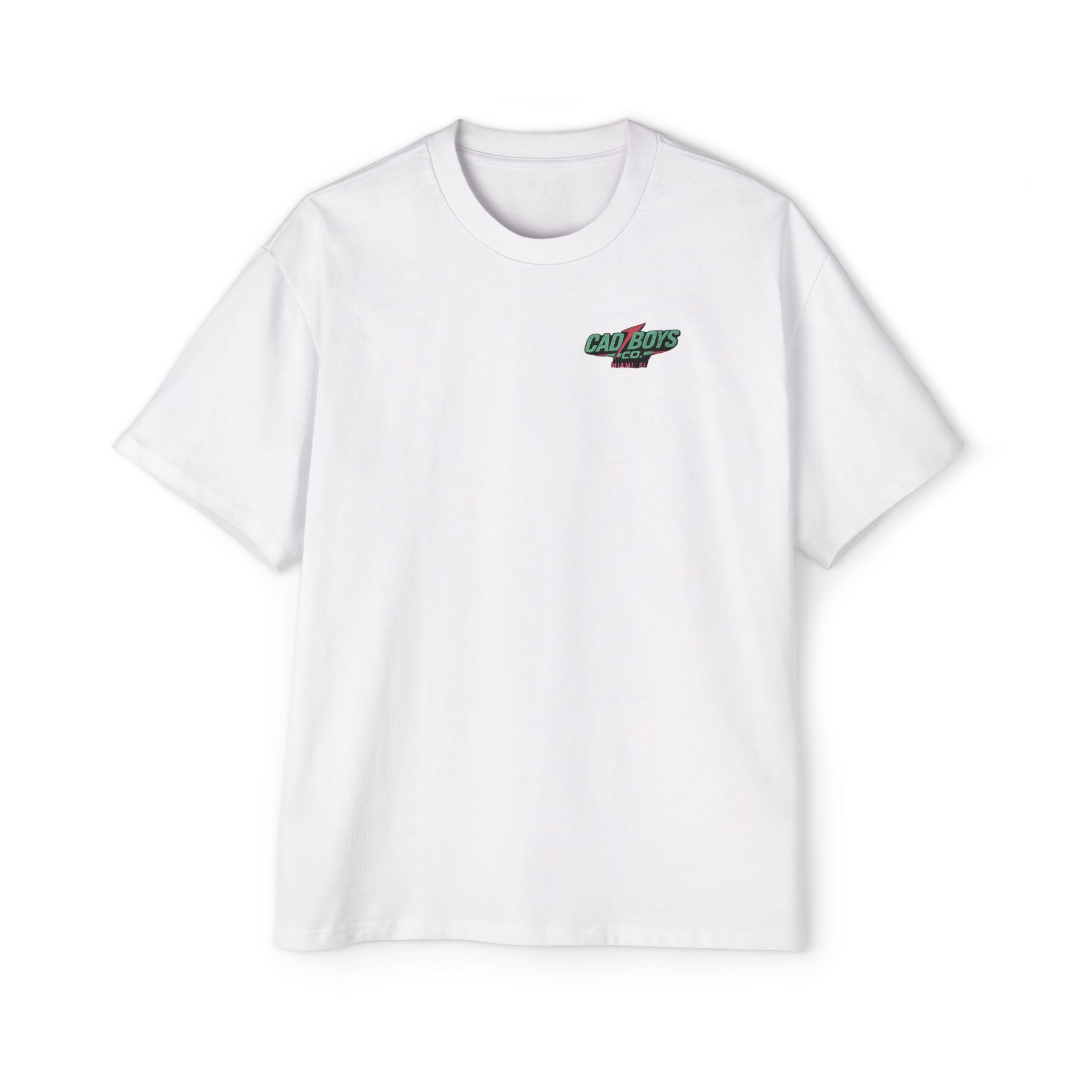 Cad Boys Midnight Run Oversized Tee — Retro Miami Racing Graphic T-Shirt