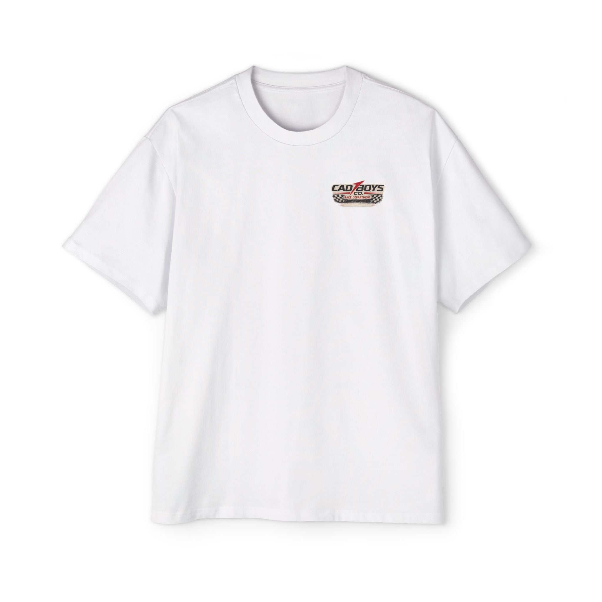 Cad Boys Daytona Racing Tee — Men's Oversized Car Graphic T-Shirt