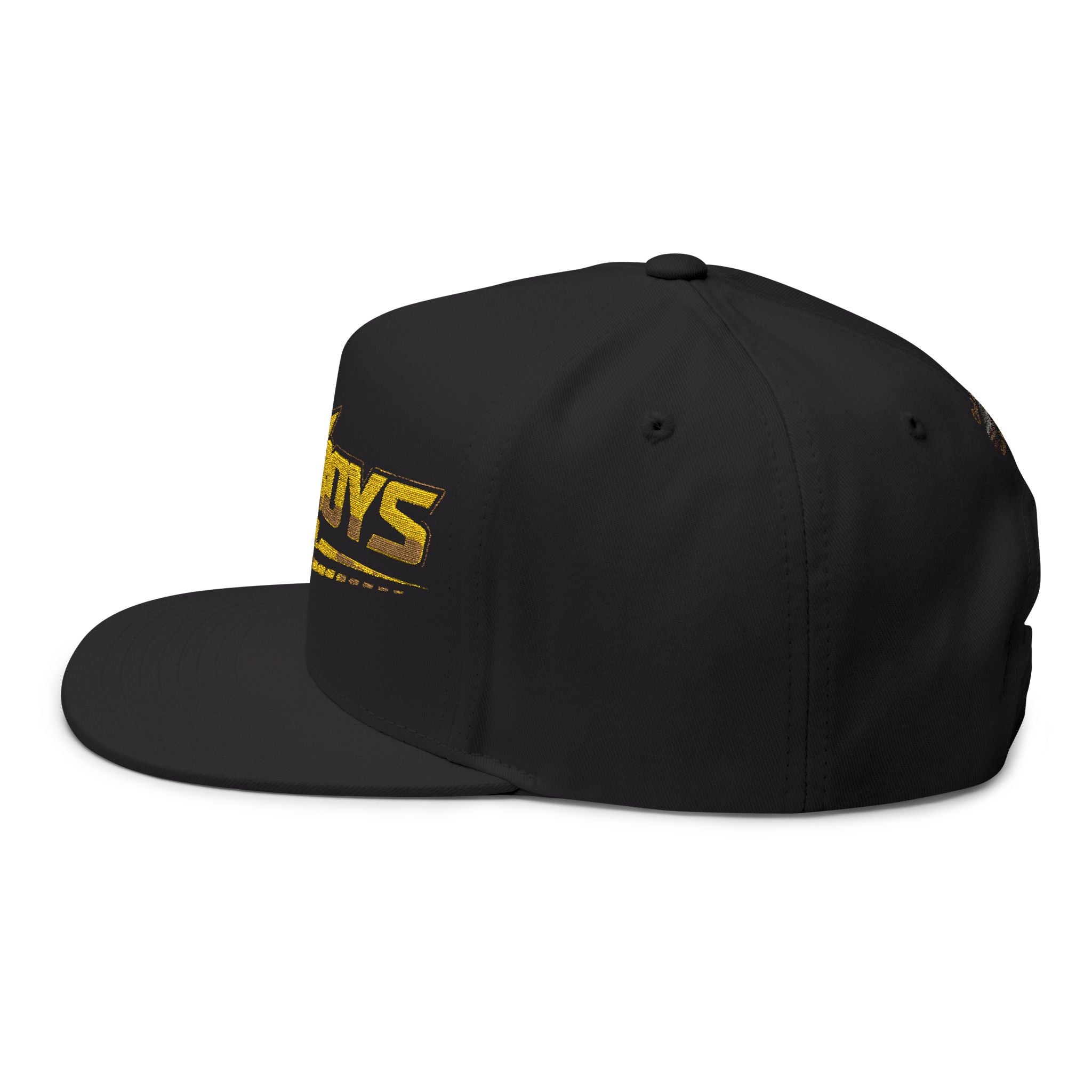 Flat Bill Cap — Embroidered "Cadboys Co." Streetwear Snapback