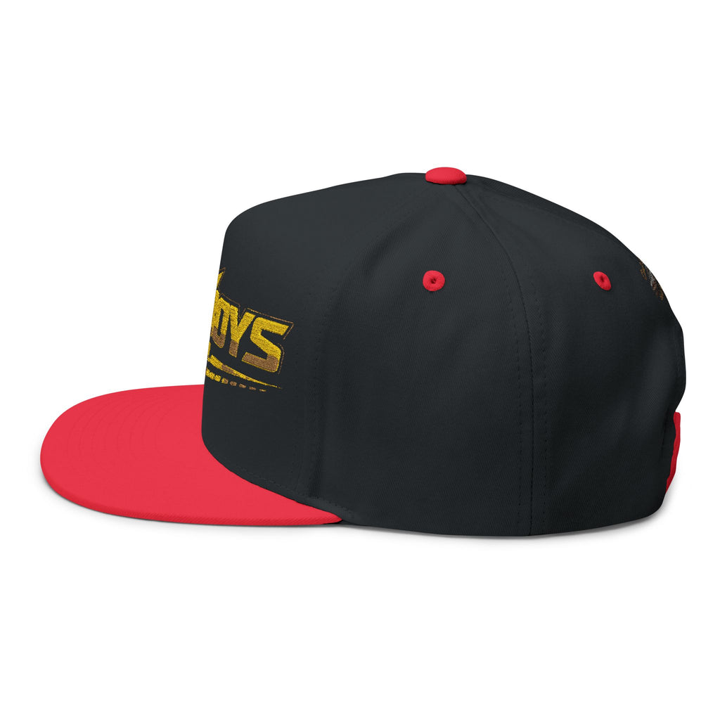 Flat Bill Cap — Embroidered "Cadboys Co." Streetwear Snapback