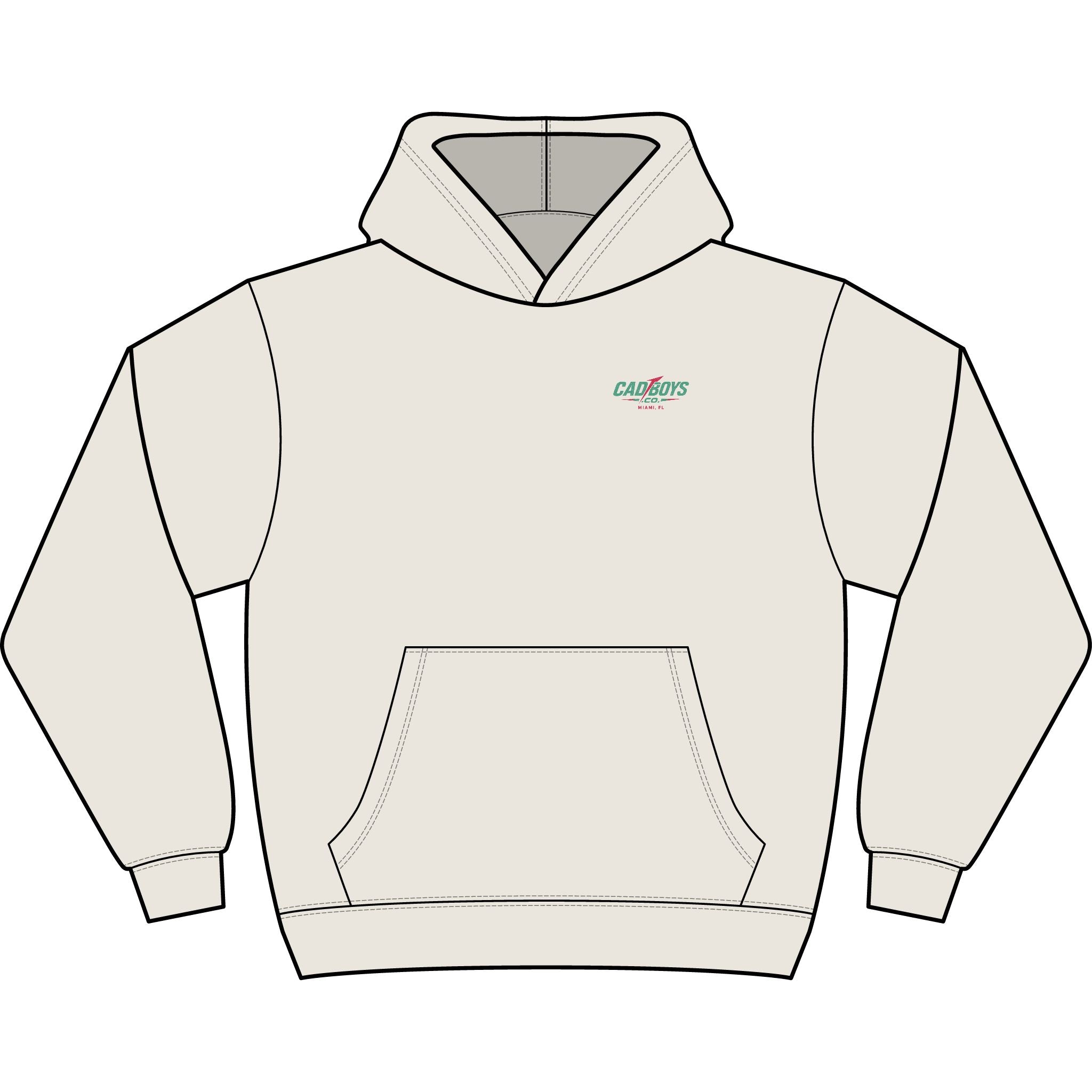 CadBoys Midnight Run Club Hoodie — Men's Graphic Box Hoodie