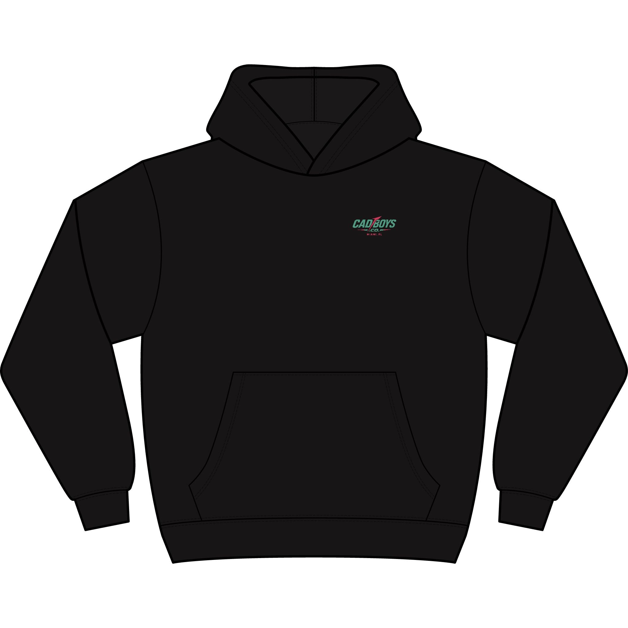 CadBoys Midnight Run Club Hoodie — Men's Graphic Box Hoodie