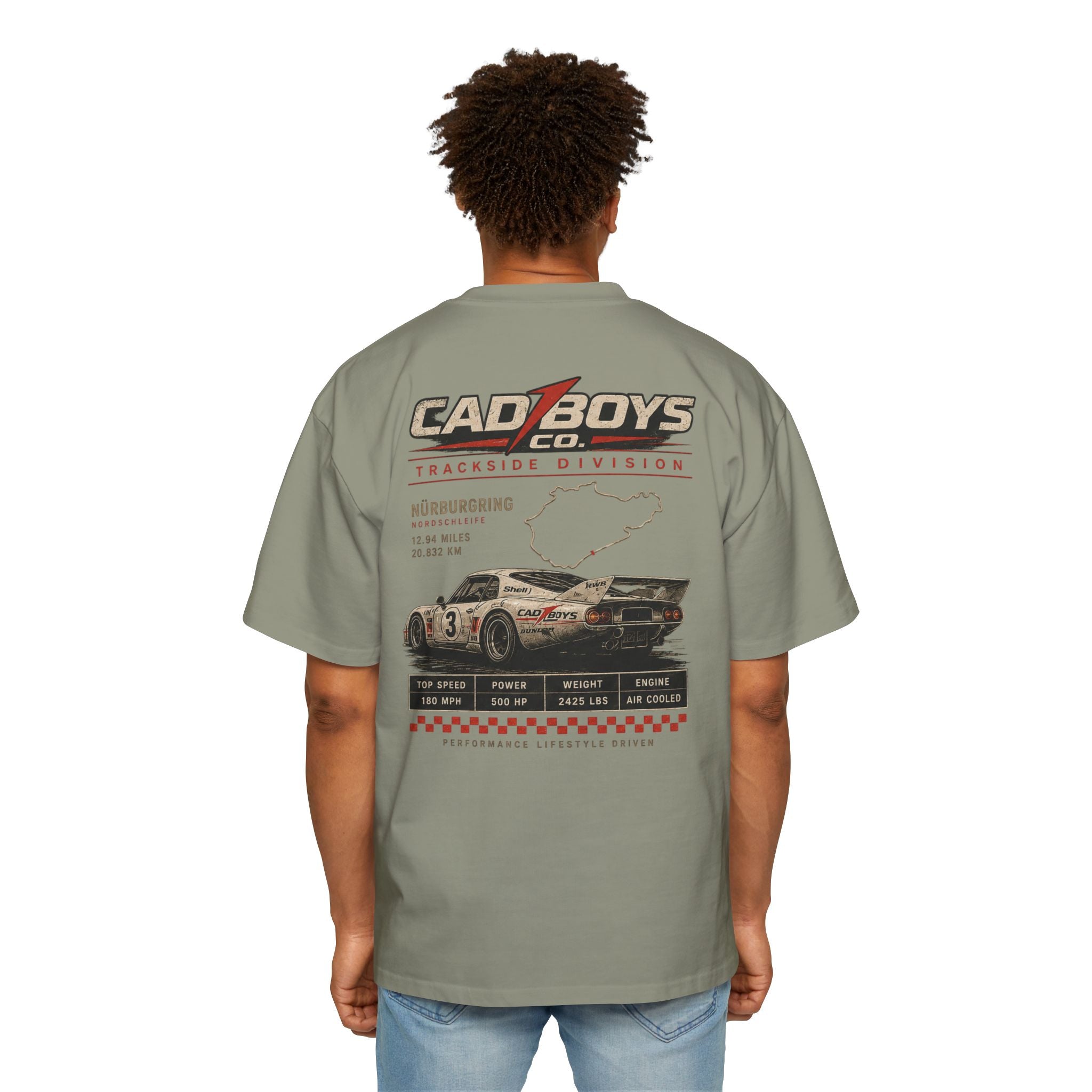 Racetrack 'Cad Boys Co.' Graphic Tee