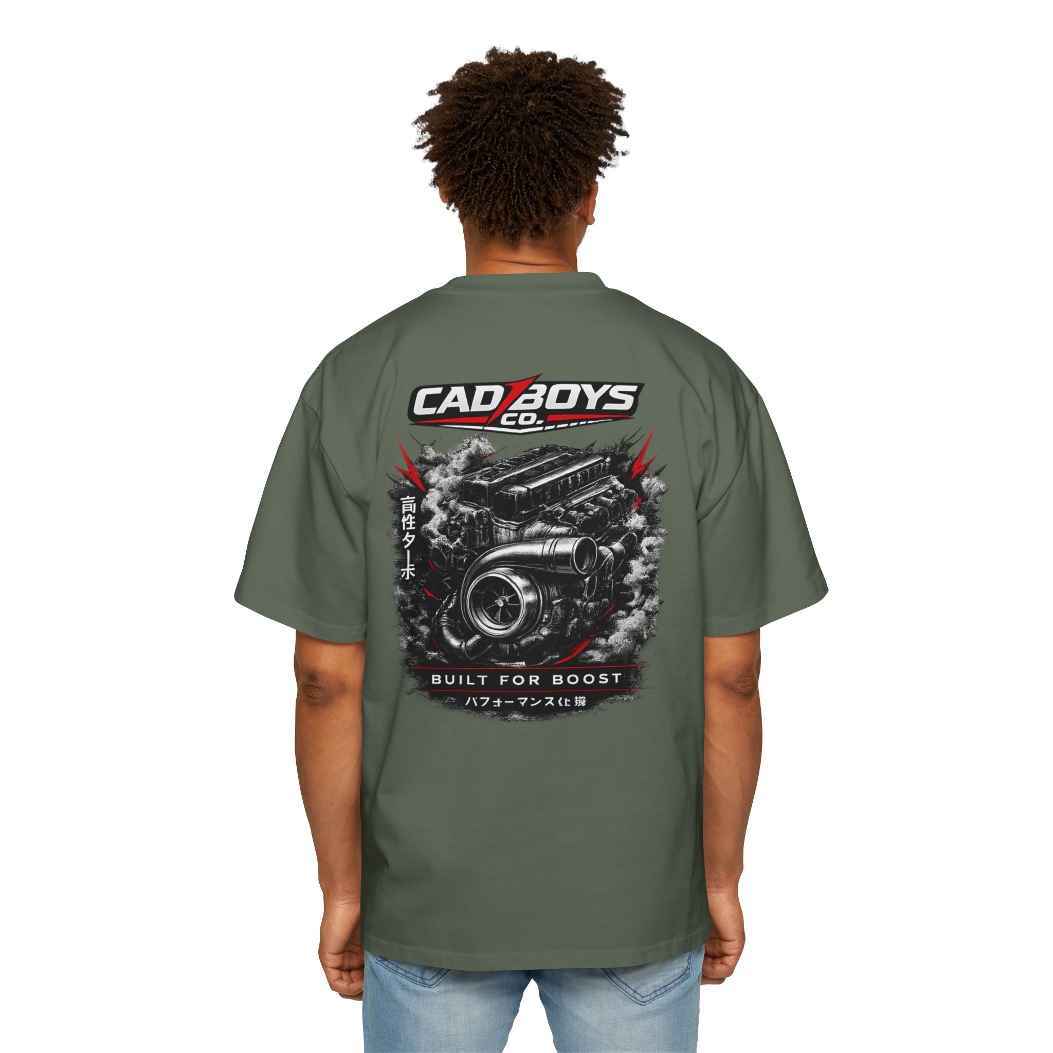 Cad Boys JDM inspired Oversized Tee — Retro Miami Racing Graphic T-Shirt