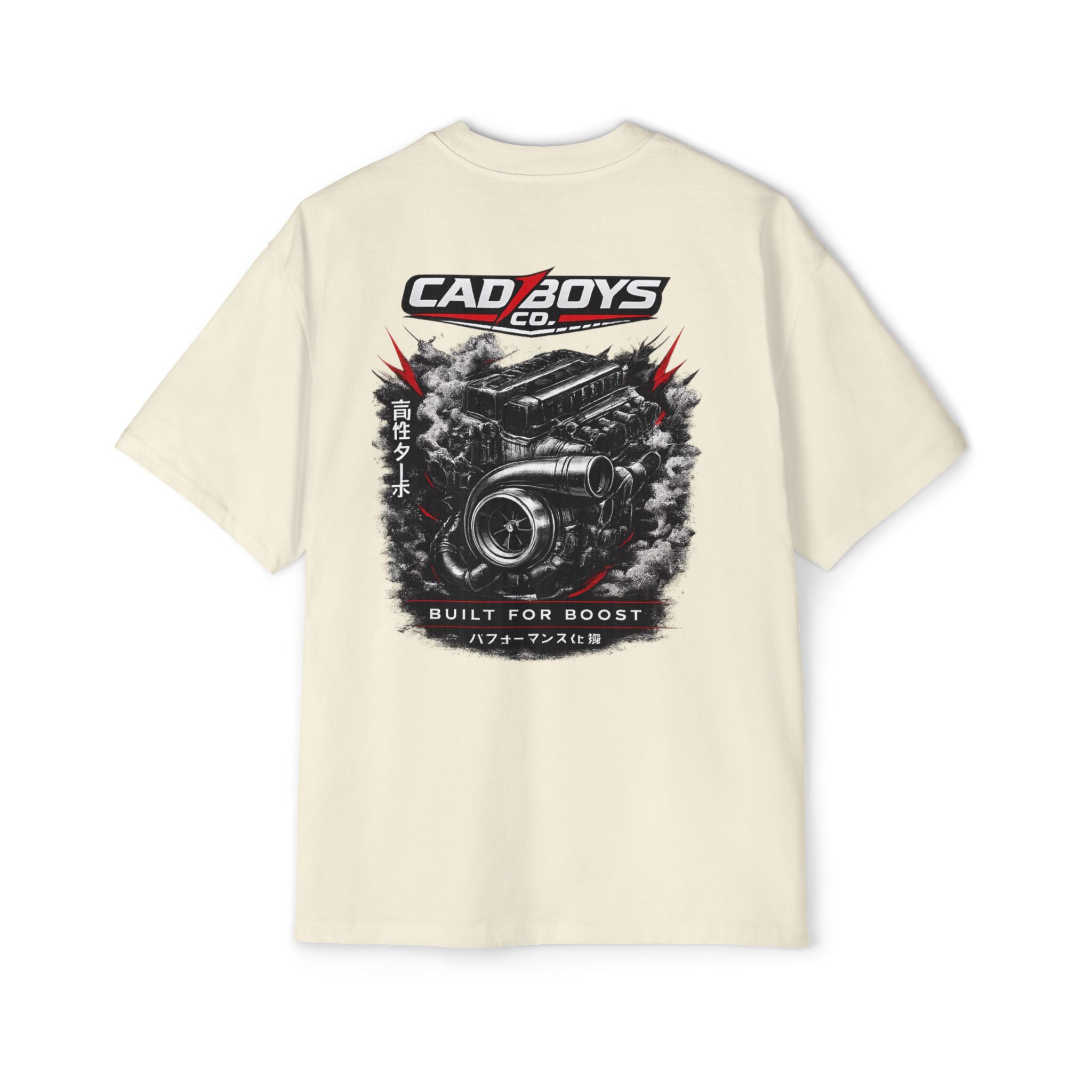 Cad Boys JDM inspired Oversized Tee — Retro Miami Racing Graphic T-Shirt