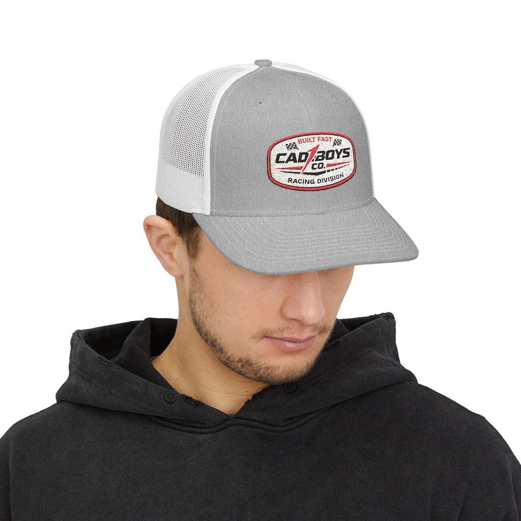 Cad Boys Racing Division Trucker Cap – Vintage Patch Snapback Hat