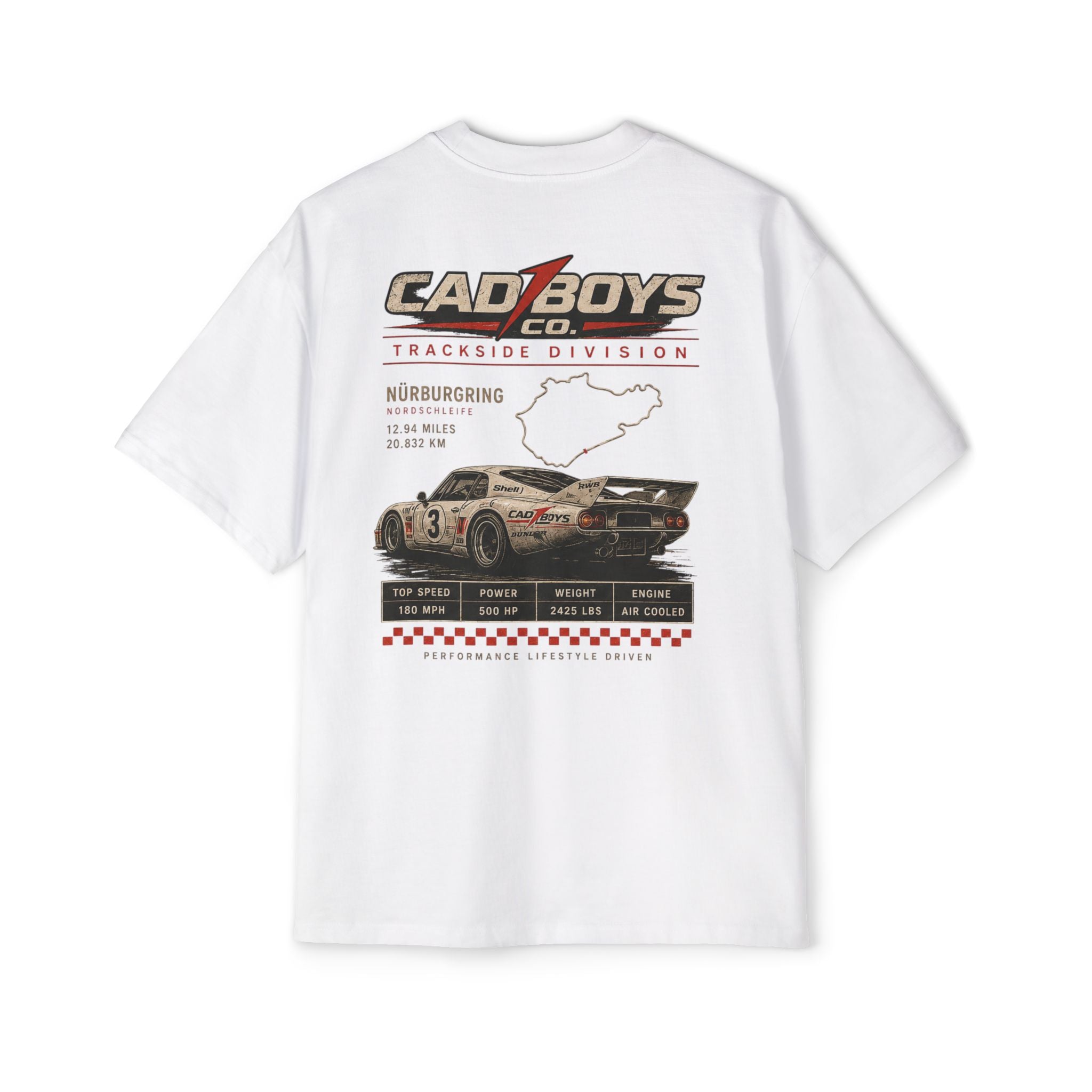 Racetrack 'Cad Boys Co.' Graphic Tee
