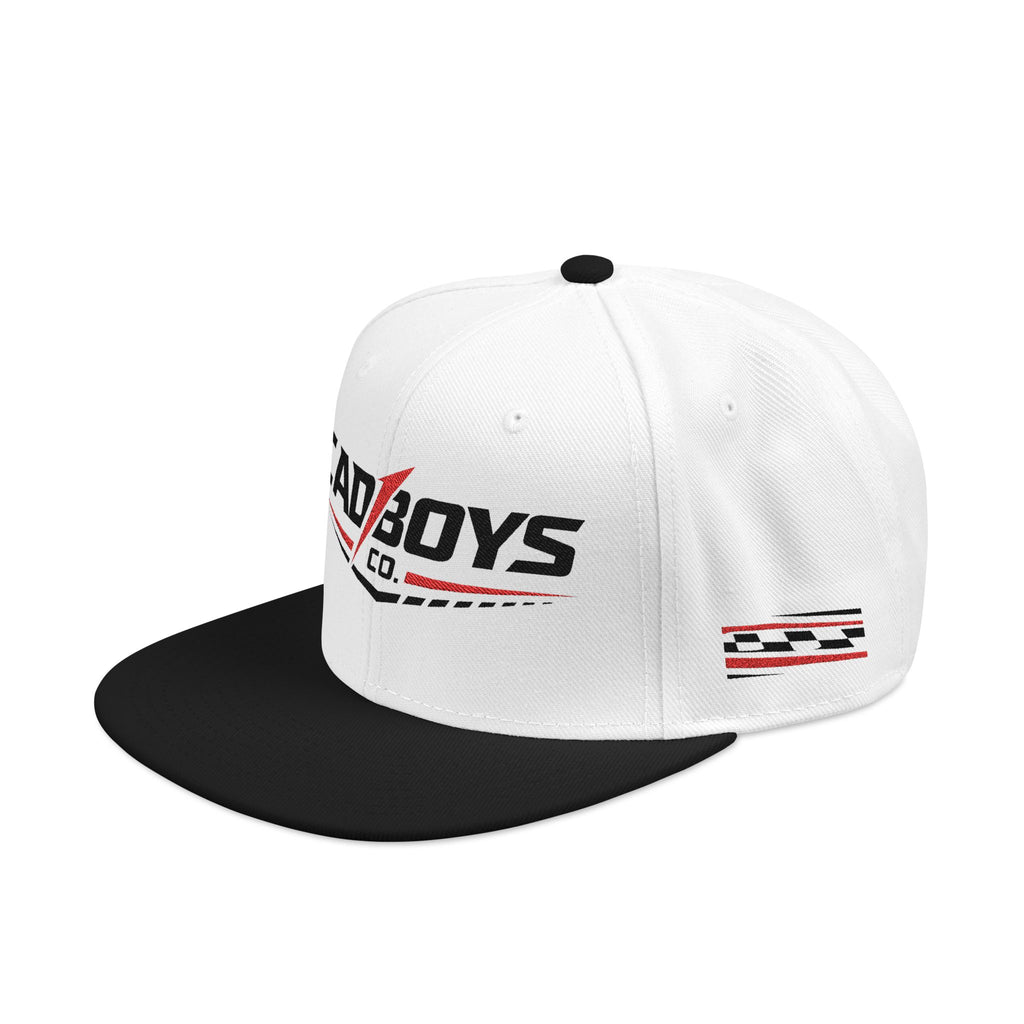 Snapback Hat — Retro Racing 'Boys' Embroidered Patch Cap
