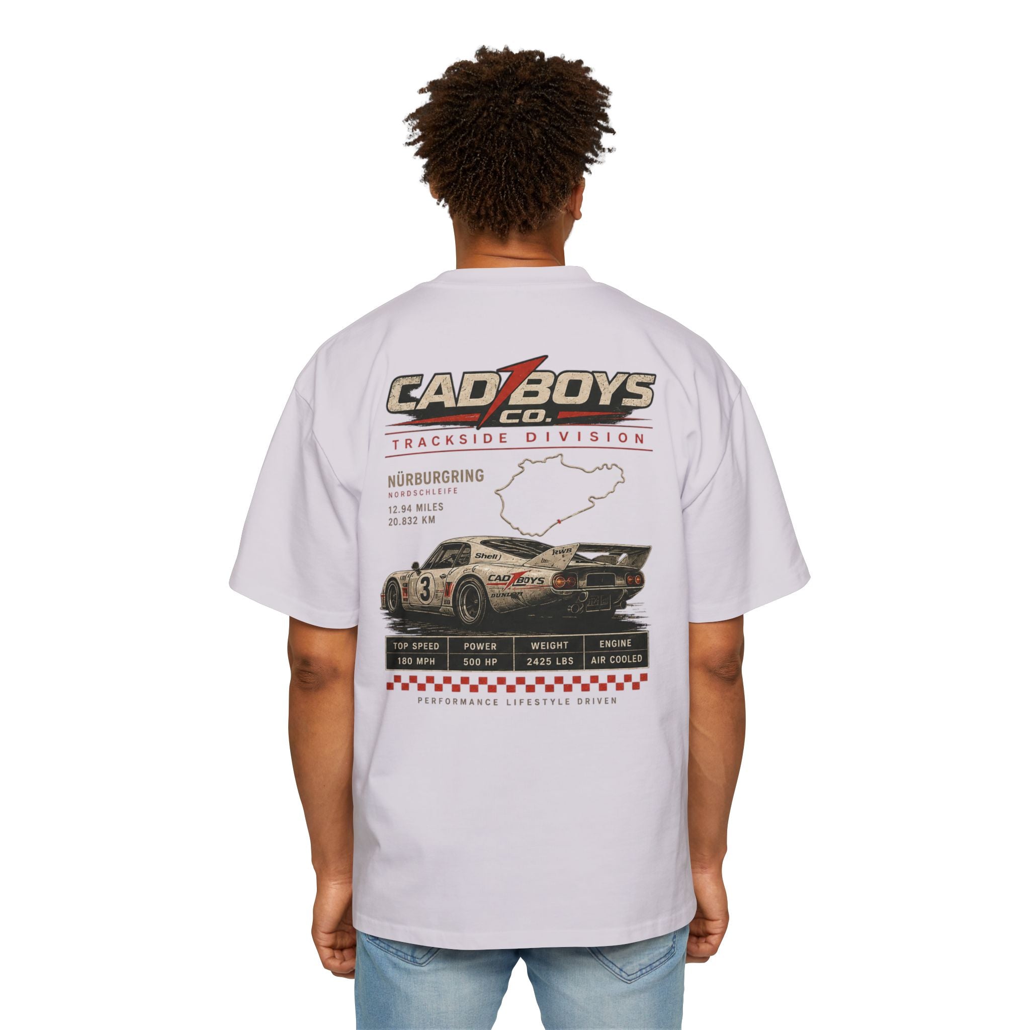 Racetrack 'Cad Boys Co.' Graphic Tee